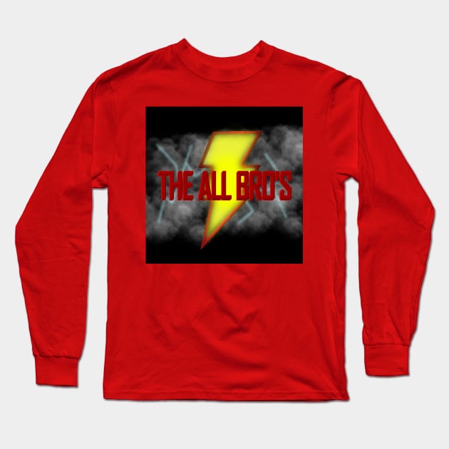 Shazam Breakdown Art Long Sleeve T-Shirt by TheAllBros